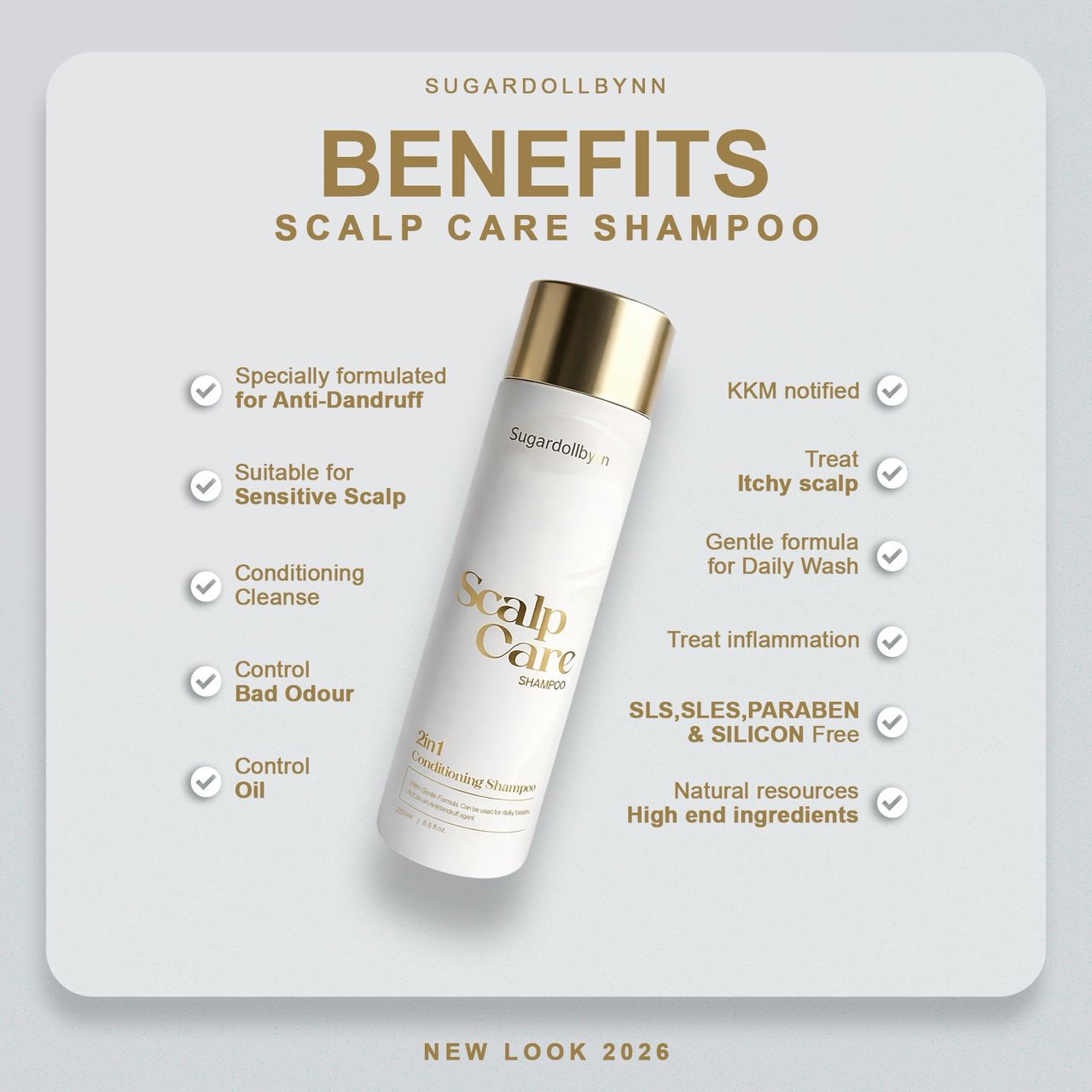 Sugardoll Scalp Care  2in1  Shampoo