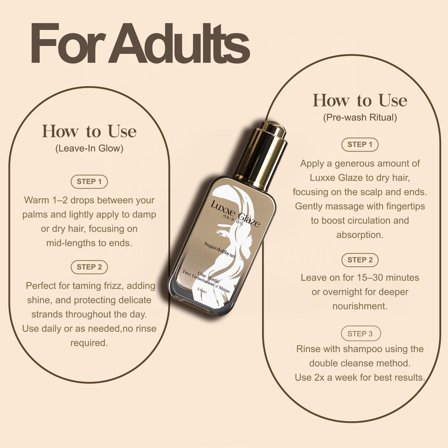Sugardoll Luxxe Glaze Hair and Scalp oil